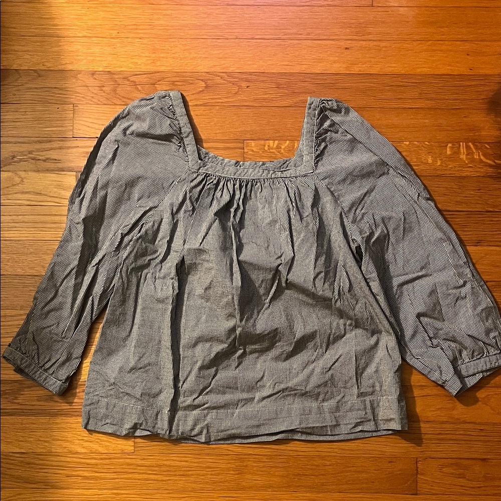 J. Crew Gray Blouse